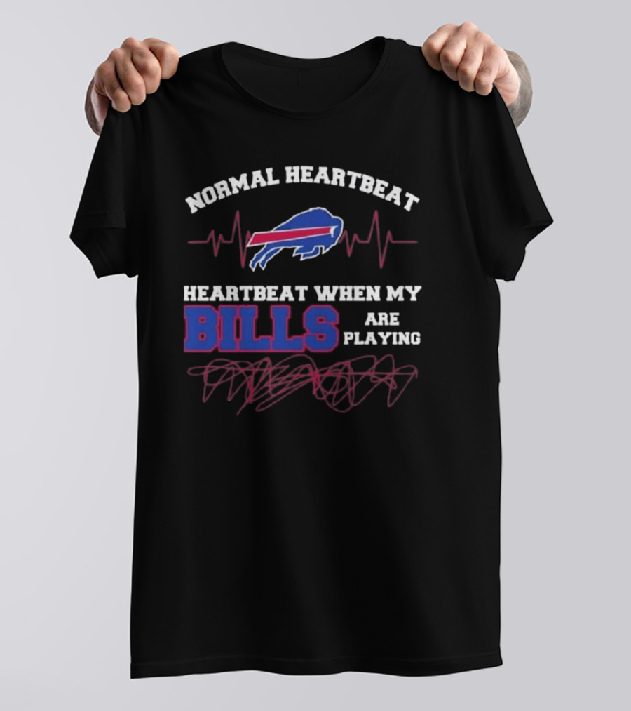 Normal Heartbeat Heartbeat When My Bills Are Playing 2025 T-Shirt
