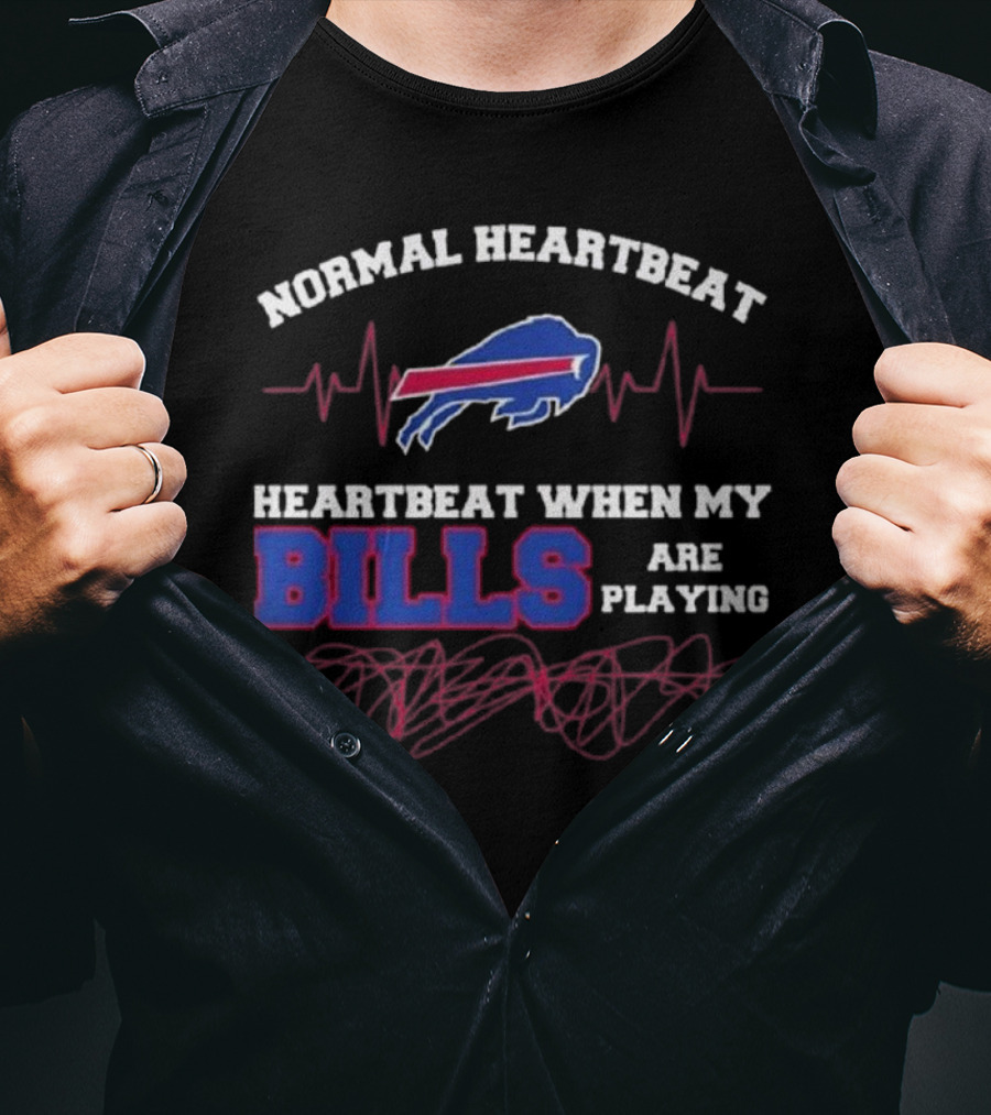 Normal Heartbeat Heartbeat When My Bills Are Playing 2025 T-Shirt