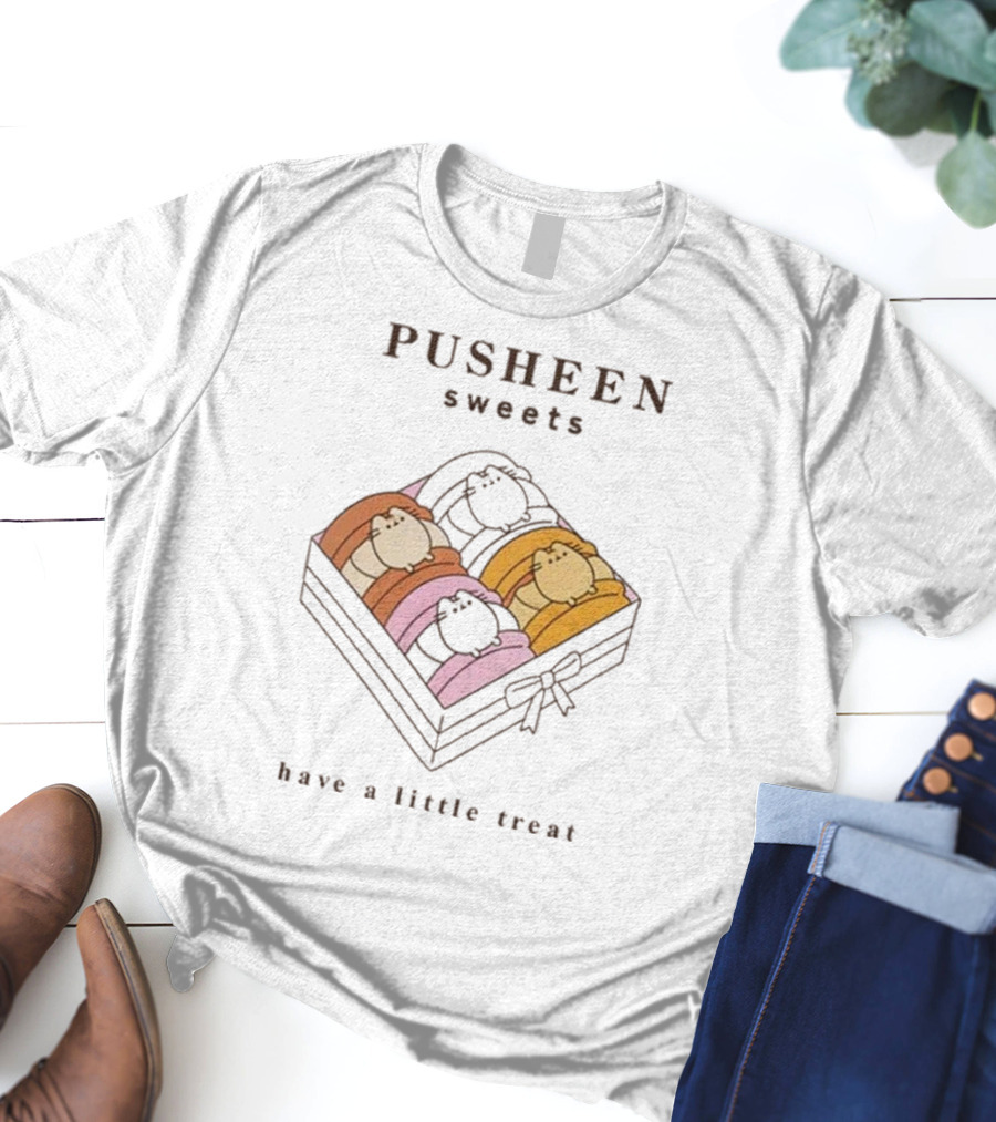 Pusheen Sweets Have A Little Treat Boxed Delight T-Shirt