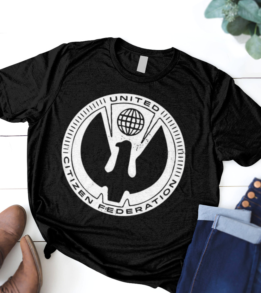 United Citizen Federation Starship Troopers Symbol Emblem T-Shirt