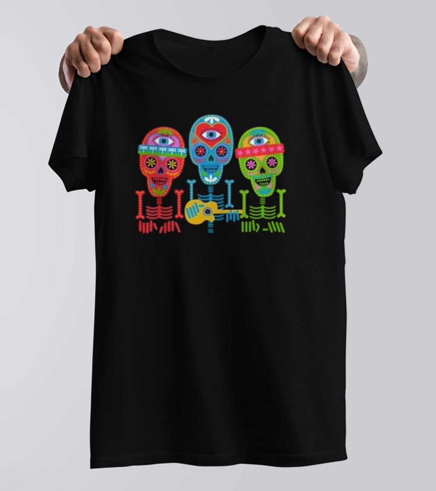 The Skeleton Krewe Trio Dark Star Orchestra Event 2025 Día De Los Muertos T-Shirt