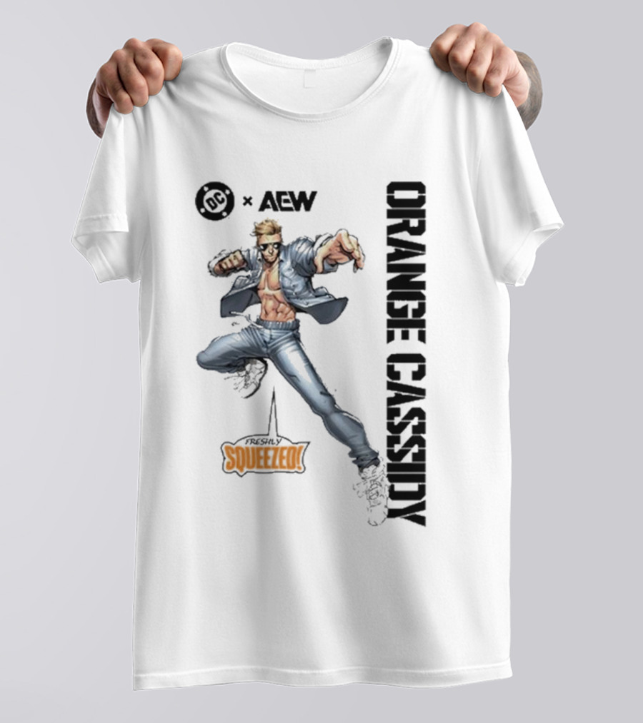 AEW Orange Cassidy Freshly Squeezed OC Comic T-Shirt