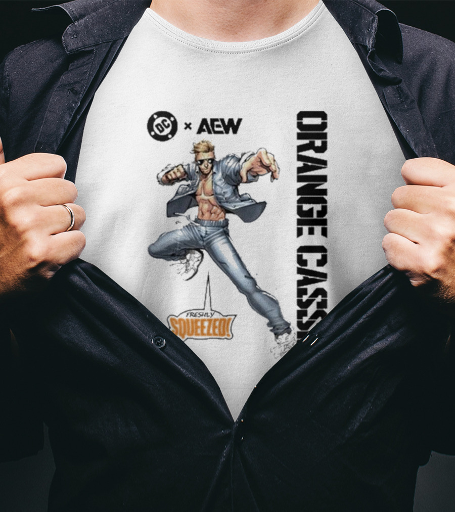 AEW Orange Cassidy Freshly Squeezed OC Comic T-Shirt