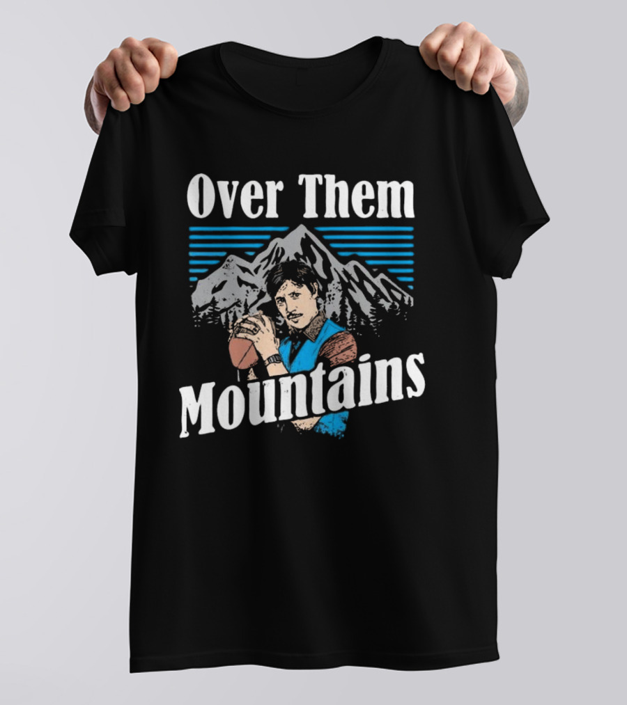 Uncle Rico Throwing Football Over Them Mountains T-Shirt