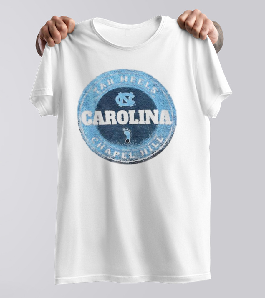 Tar Heels Chapel Hill Carolina NC Round Splatter T-Shirt