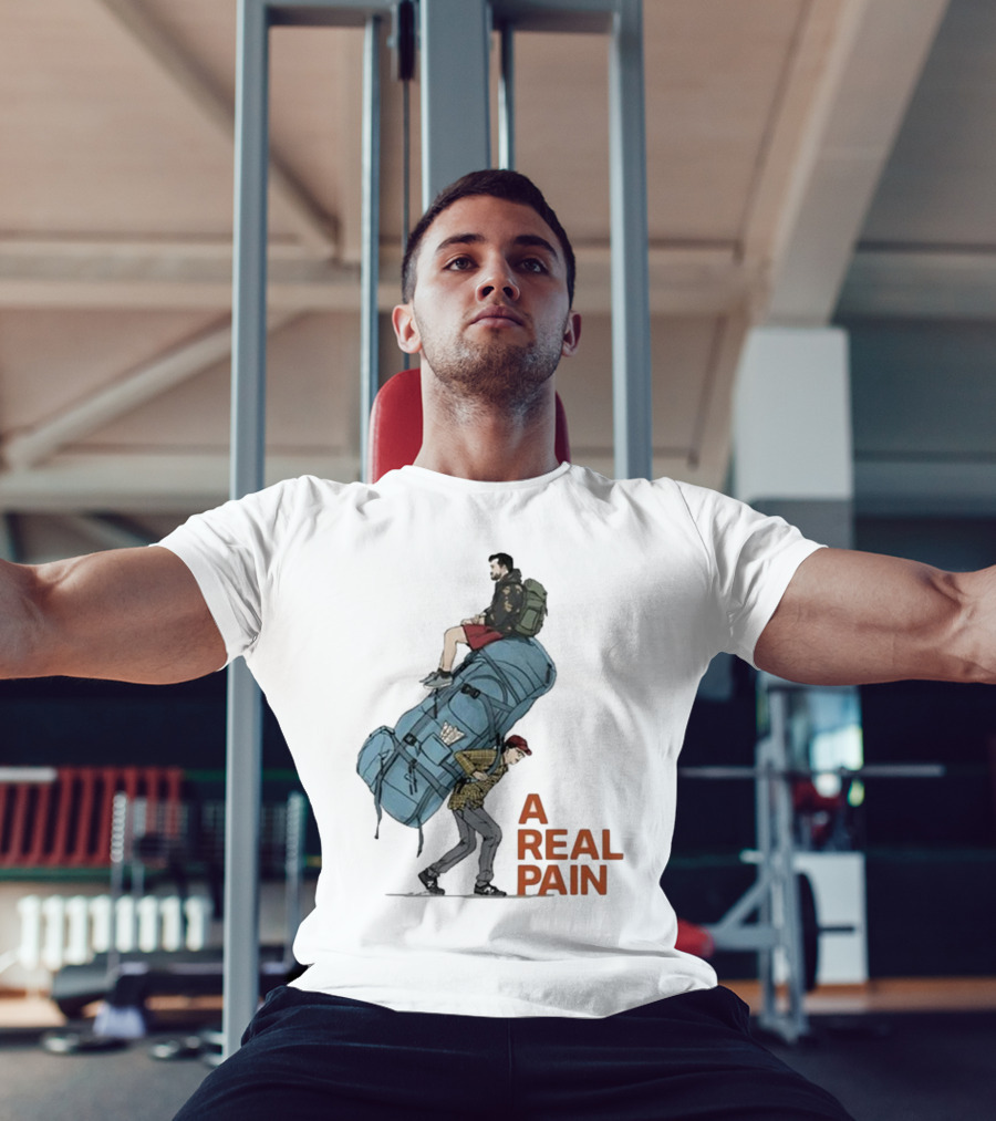 Team Picturehouse Searchlight Pictures A Real Pain Heavy Backpack T-Shirt