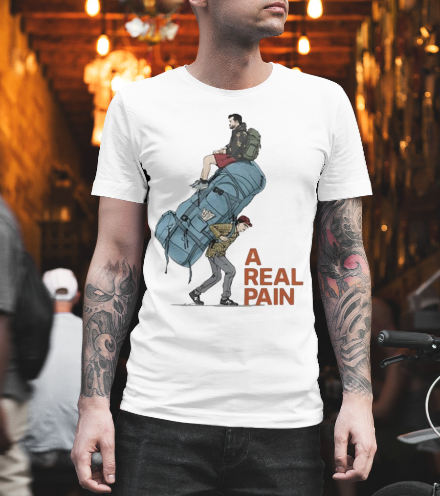 Team Picturehouse Searchlight Pictures A Real Pain Heavy Backpack T-Shirt