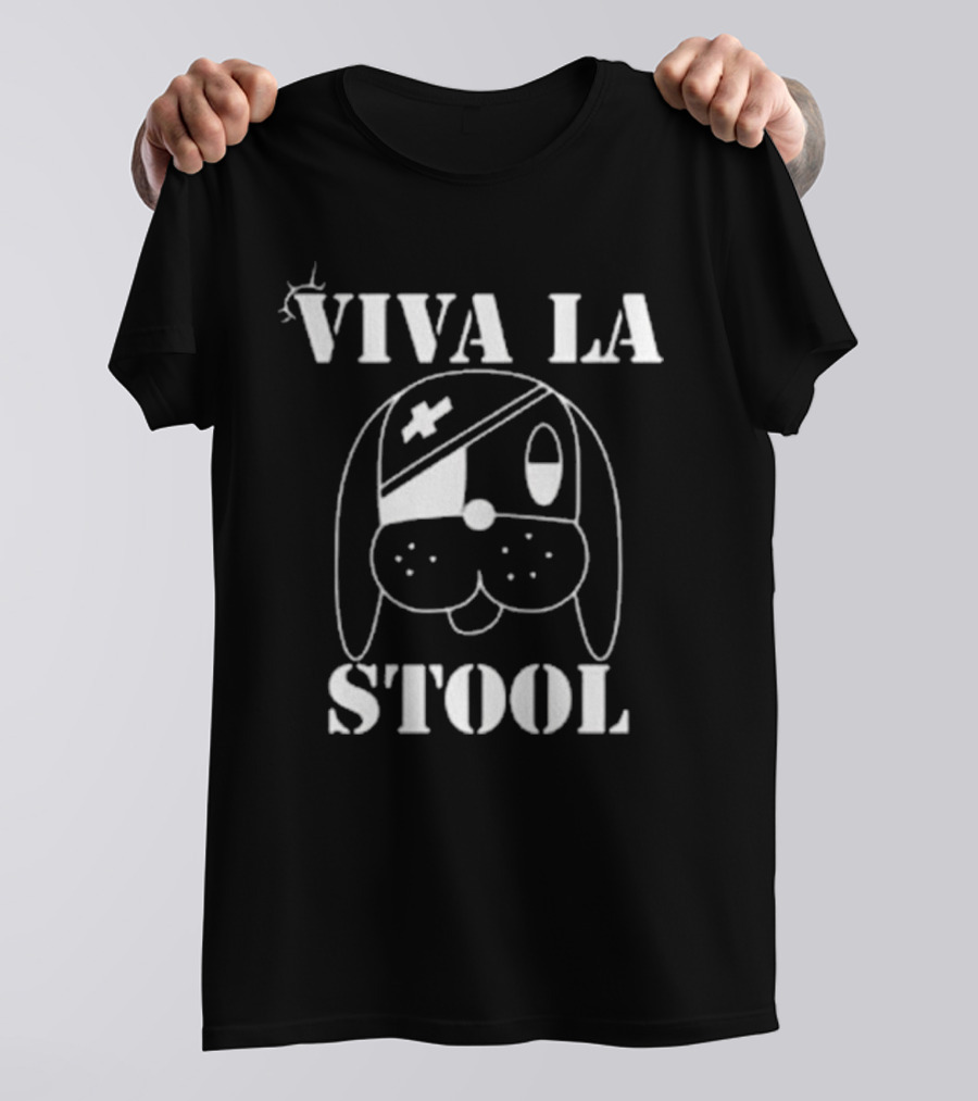 Viva La Stool Pirate Dog T-Shirt