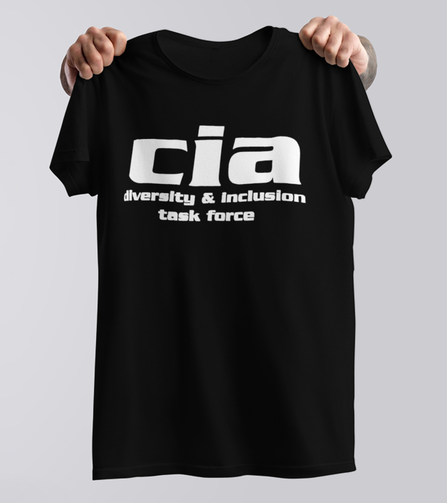 CIA Diversity And Inclusion Task Force Bold Lettering T-Shirt