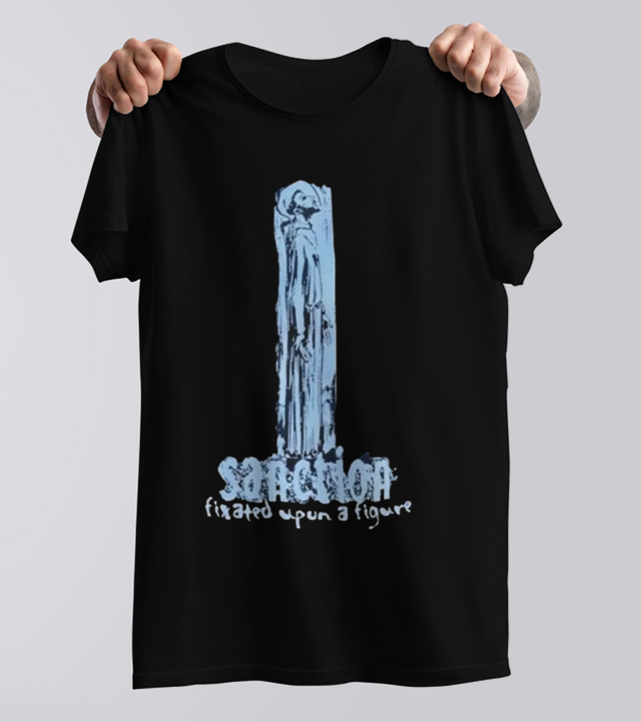Sanction Fixated Upon A Figure 2025 Blue Monochrome T-Shirt
