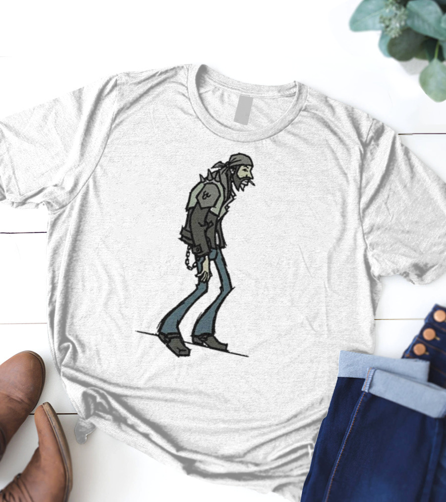 MTV Downtown Titmouse Spiked Jacket Character Stroll T-Shirt