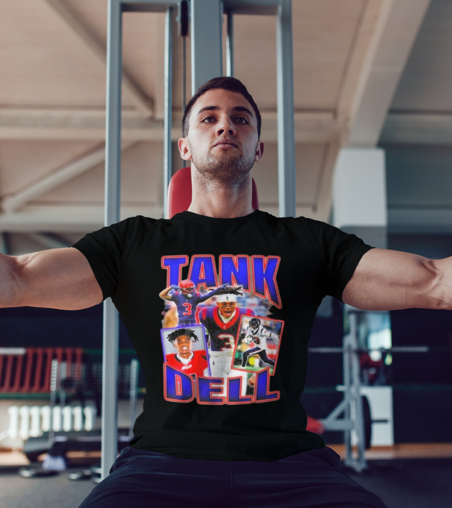 Tank Dell Football Triple Threat Texans Player Highlights T-Shirt