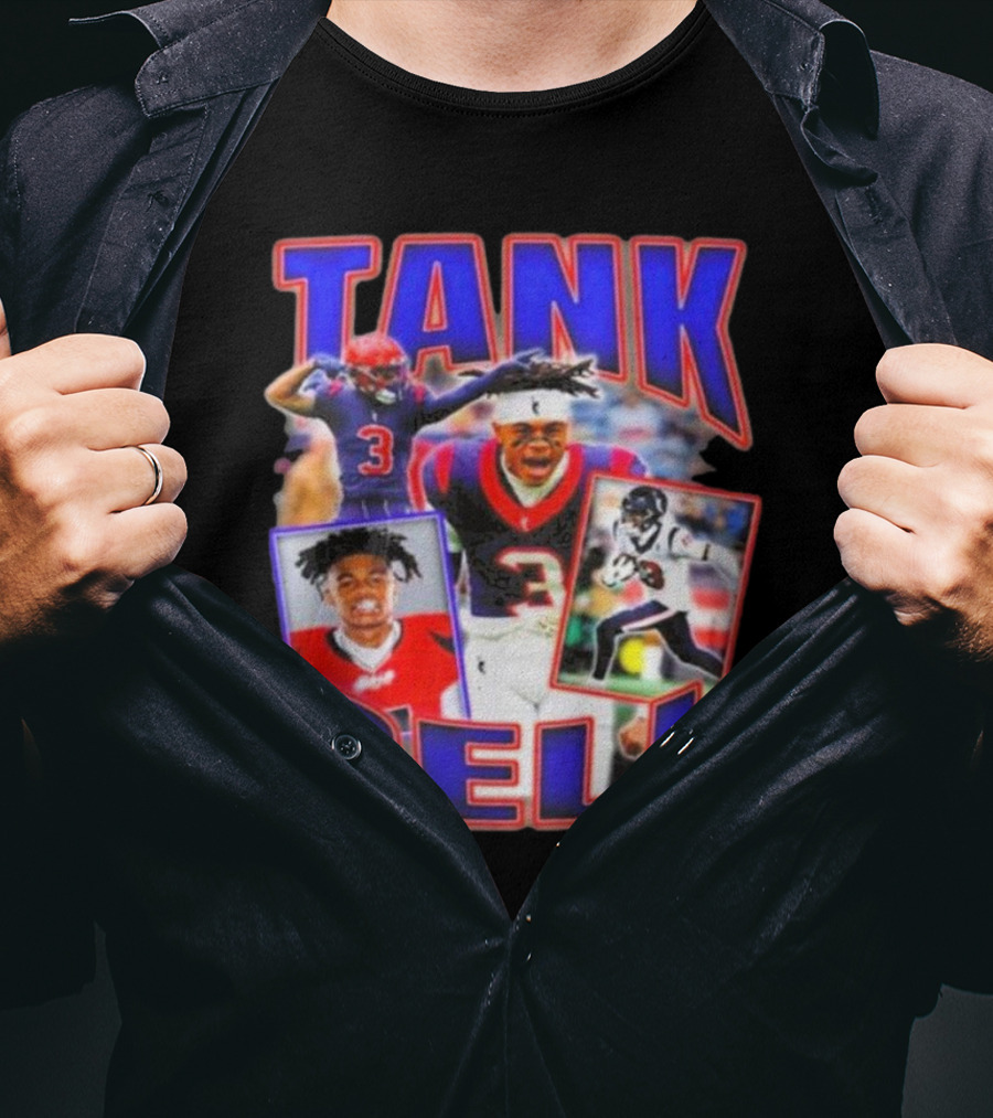 Tank Dell Football Triple Threat Texans Player Highlights T-Shirt