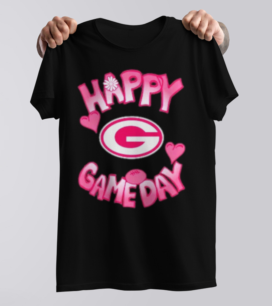 Happy Gameday Valentine’s Day Green Bay Packers 2025 T-Shirt