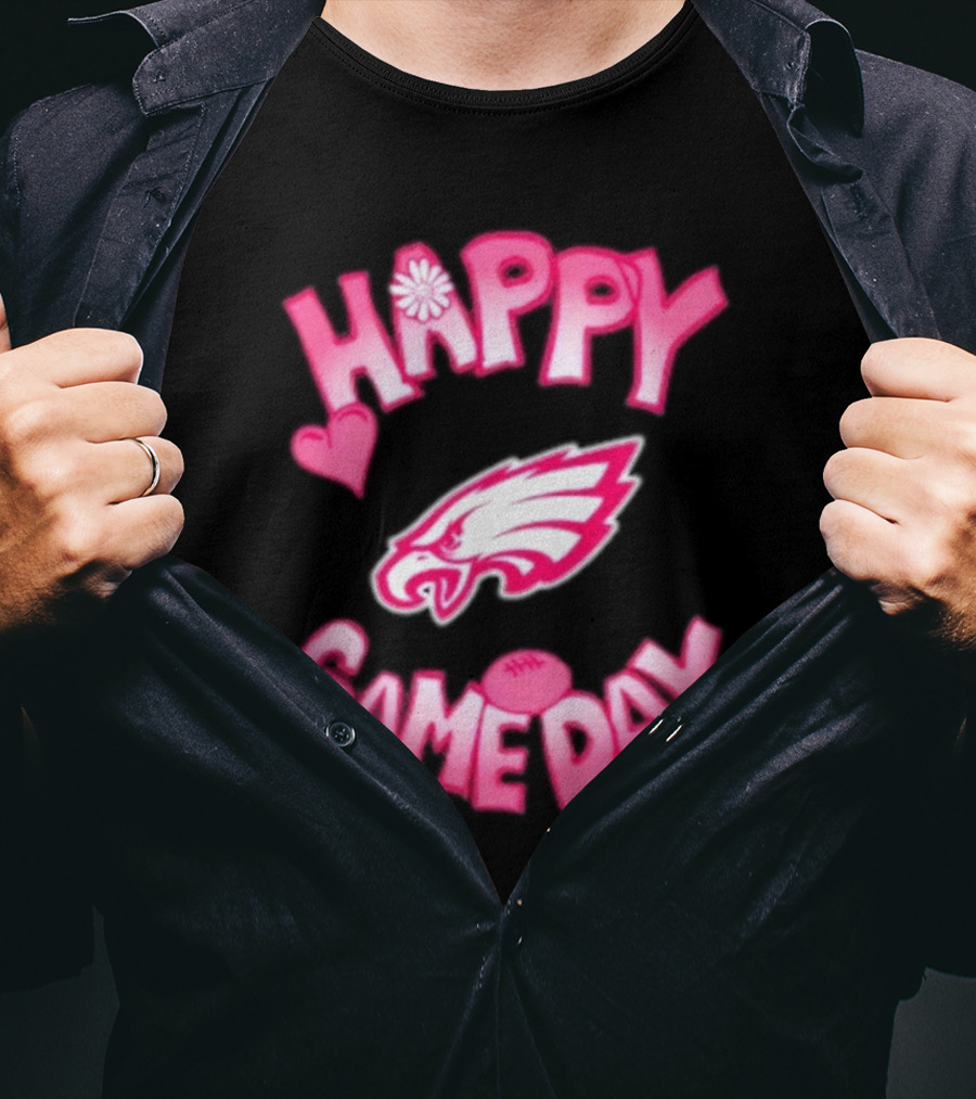 Philadelphia Eagles Valentine’s Day 2025 Happy Gameday T-Shirt