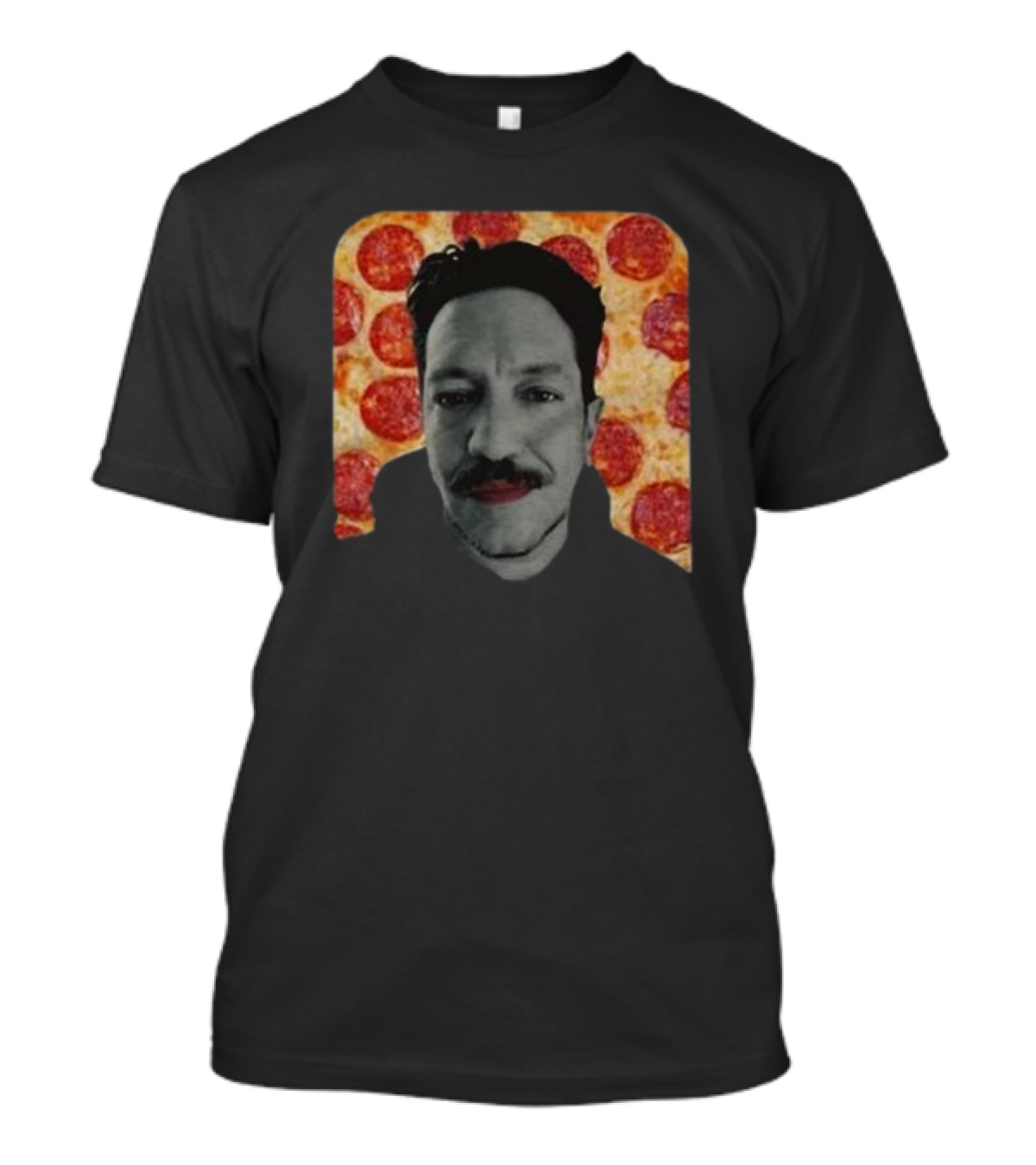 Sal Vulcano Tanka Jahari Event Pizza Background Face T-Shirt