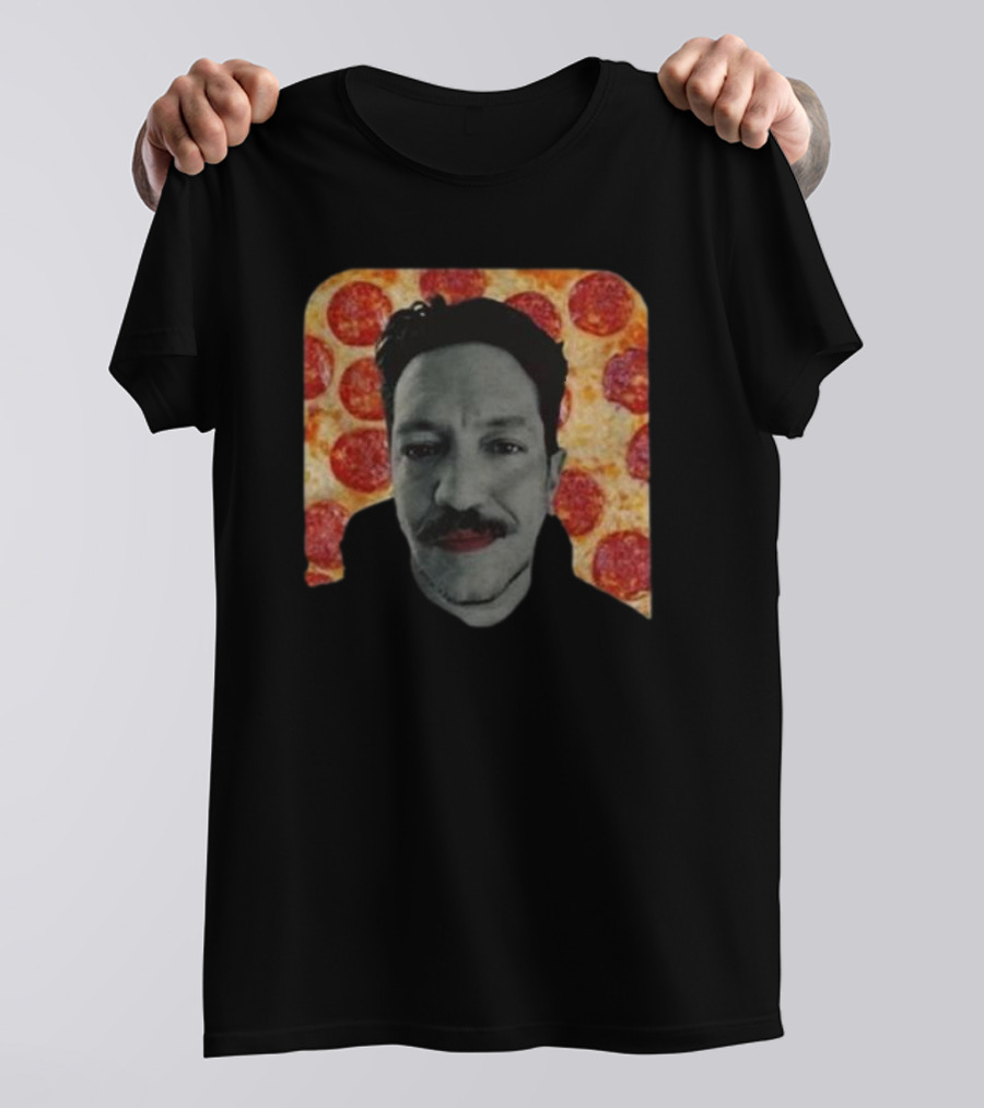 Sal Vulcano Tanka Jahari Event Pizza Background Face T-Shirt