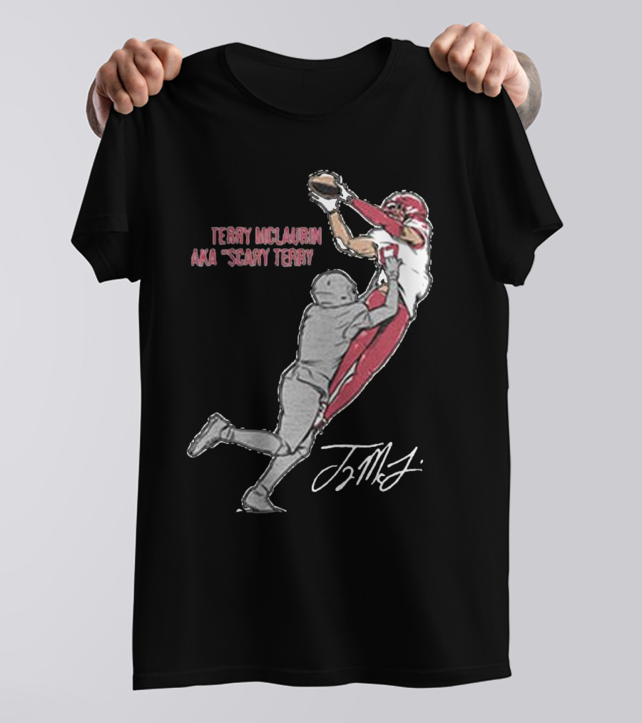 Terry McLaurin AKA Scary Terry Catch Signature T-Shirt