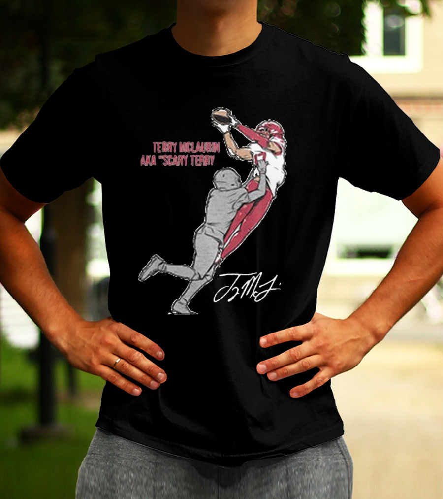 Terry McLaurin AKA Scary Terry Catch Signature T-Shirt