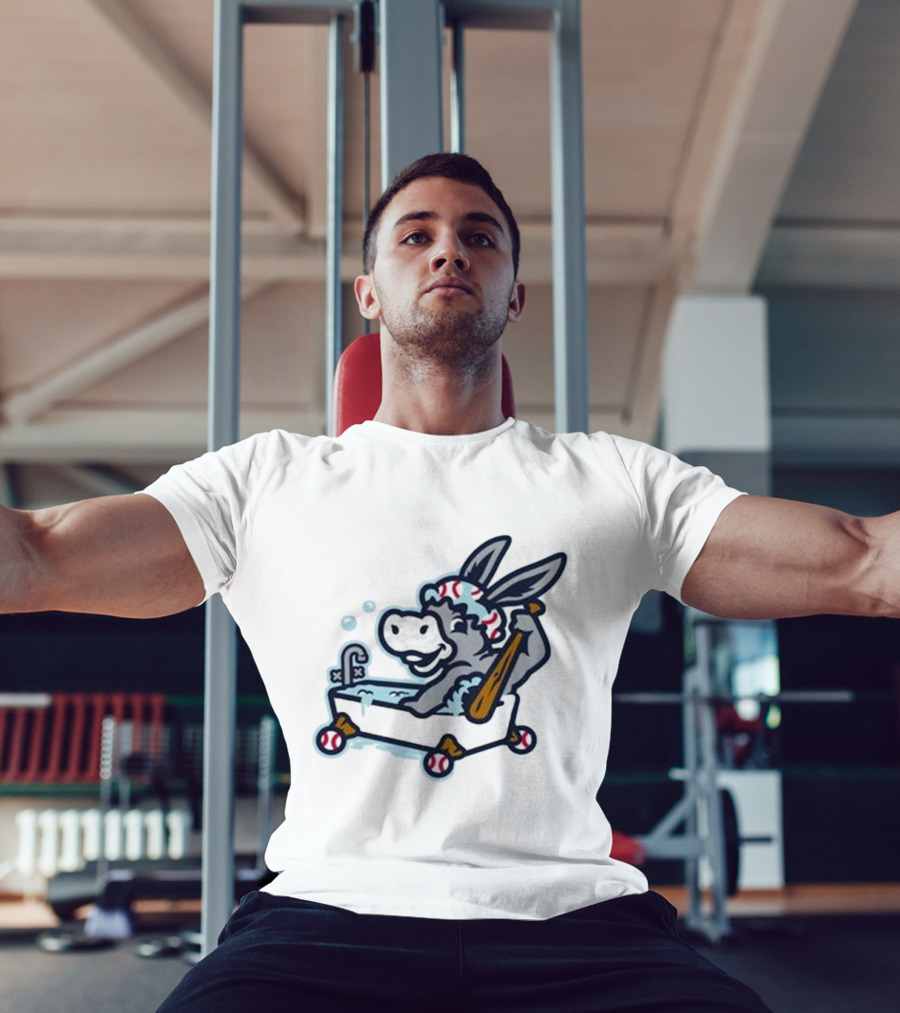 Bathtub Donkeys Baseball Bathtub Donkey Baseball T-Shirt