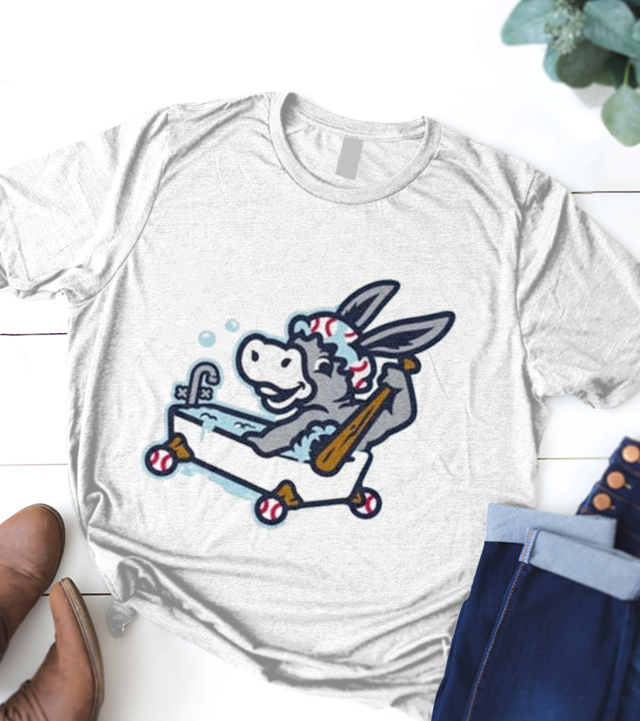 Bathtub Donkeys Baseball Bathtub Donkey Baseball T-Shirt