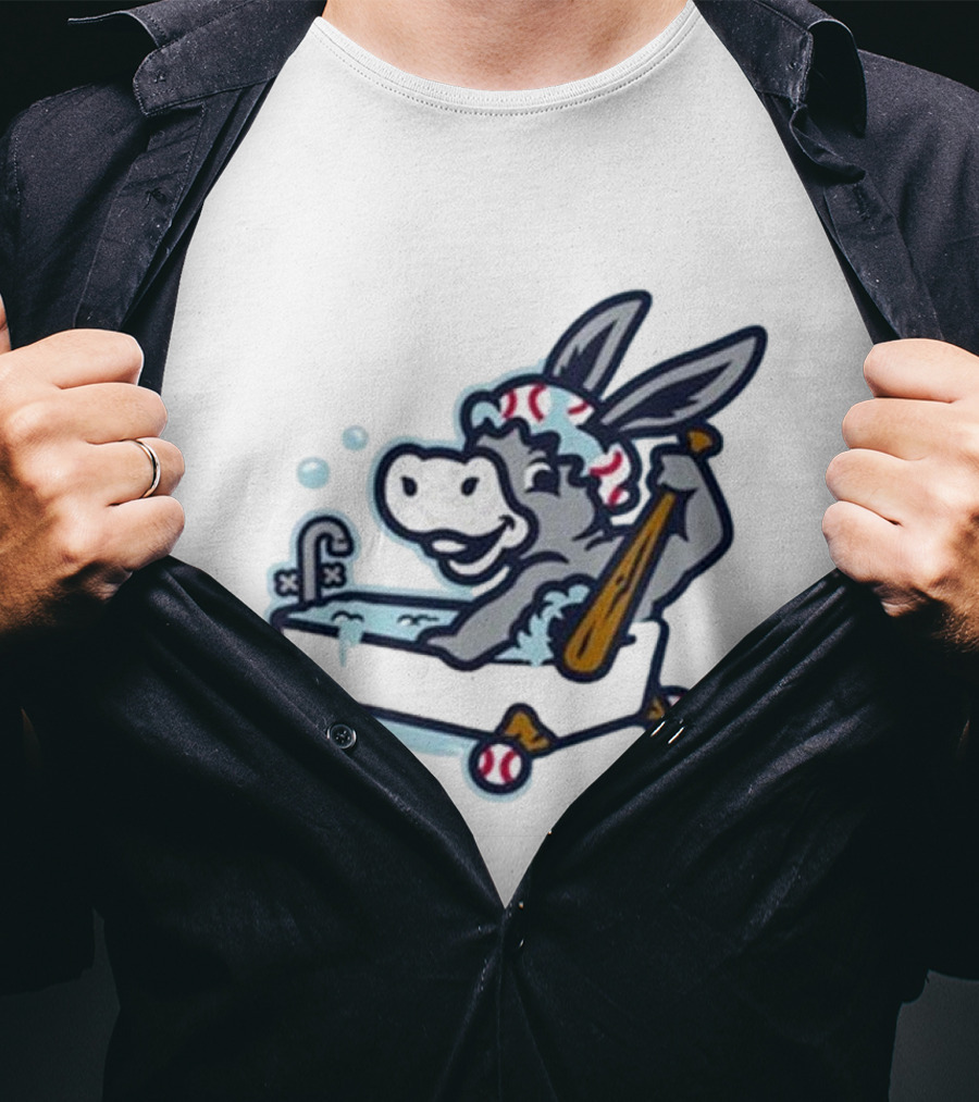 Bathtub Donkeys Baseball Bathtub Donkey Baseball T-Shirt