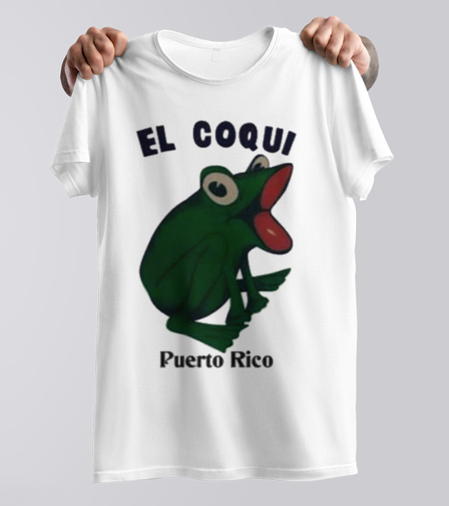 Dios Bunny El Coqui Puerto Rico Frog T-Shirt