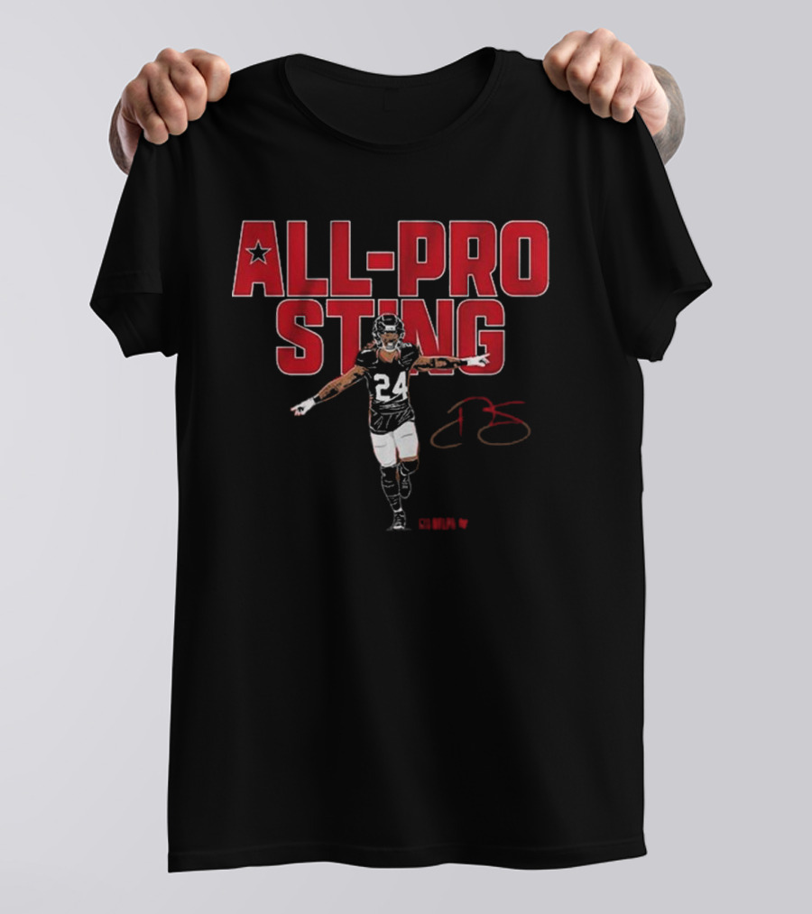 Derek Stingley Jr All-Pro Sting Number 24 Football Player T-Shirt