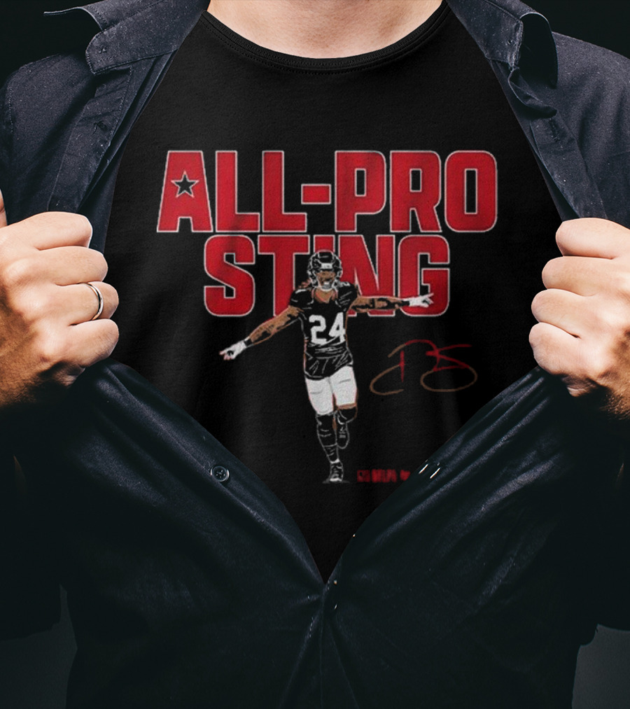 Derek Stingley Jr All-Pro Sting Number 24 Football Player T-Shirt