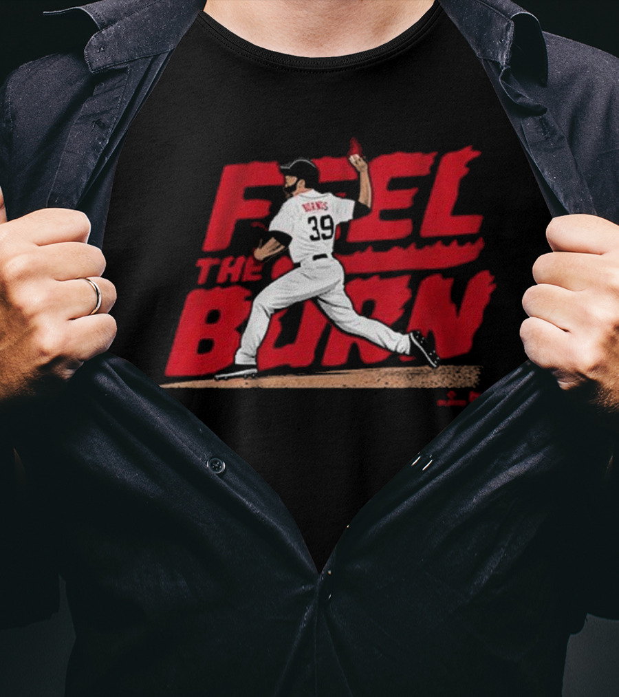 Corbin Burnes Feel The Burn 39 Arizona Baseball T-Shirt
