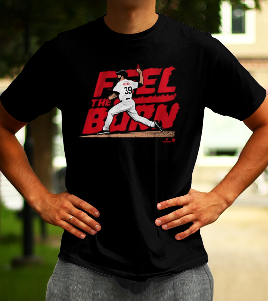 Corbin Burnes Feel The Burn 39 Arizona Baseball T-Shirt