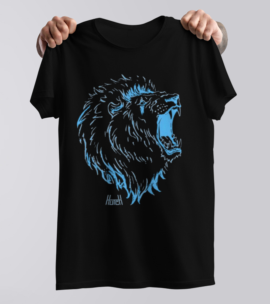 House Of Hutch Bold Lion Gritty T-Shirt