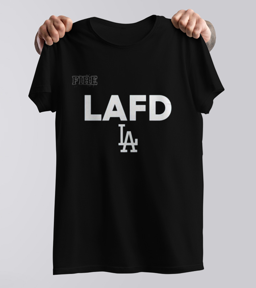 LAFD Los Angeles Dodgers Fire LA 2025 Gratitude T-Shirt