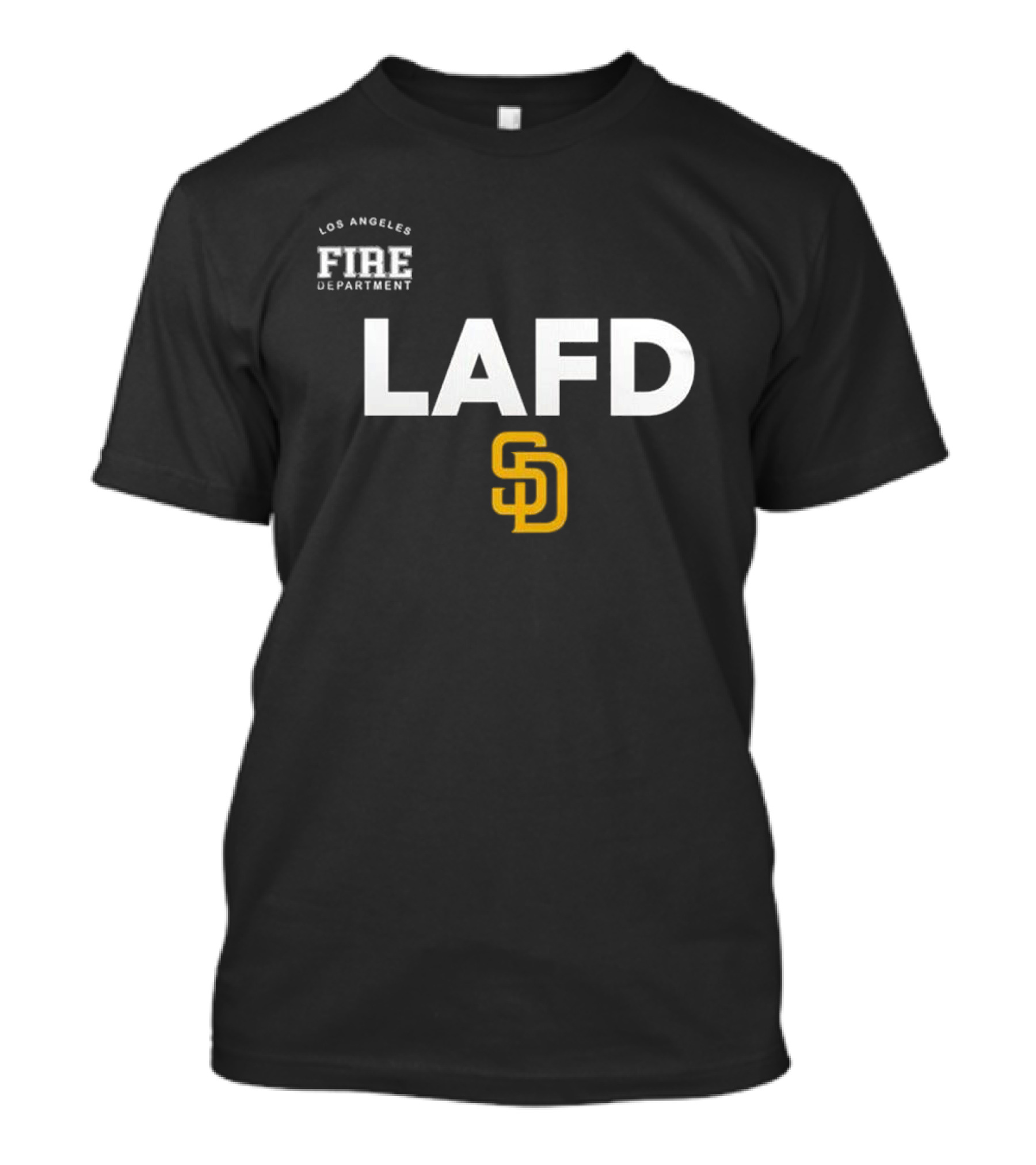 LAFD San Diego Padres Los Angeles Fire Department Gratitude 2025 T-Shirt