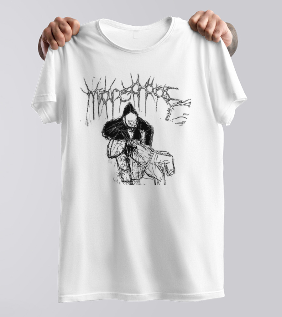 More Chaos Ken Carson Album Dark Sketch T-Shirt