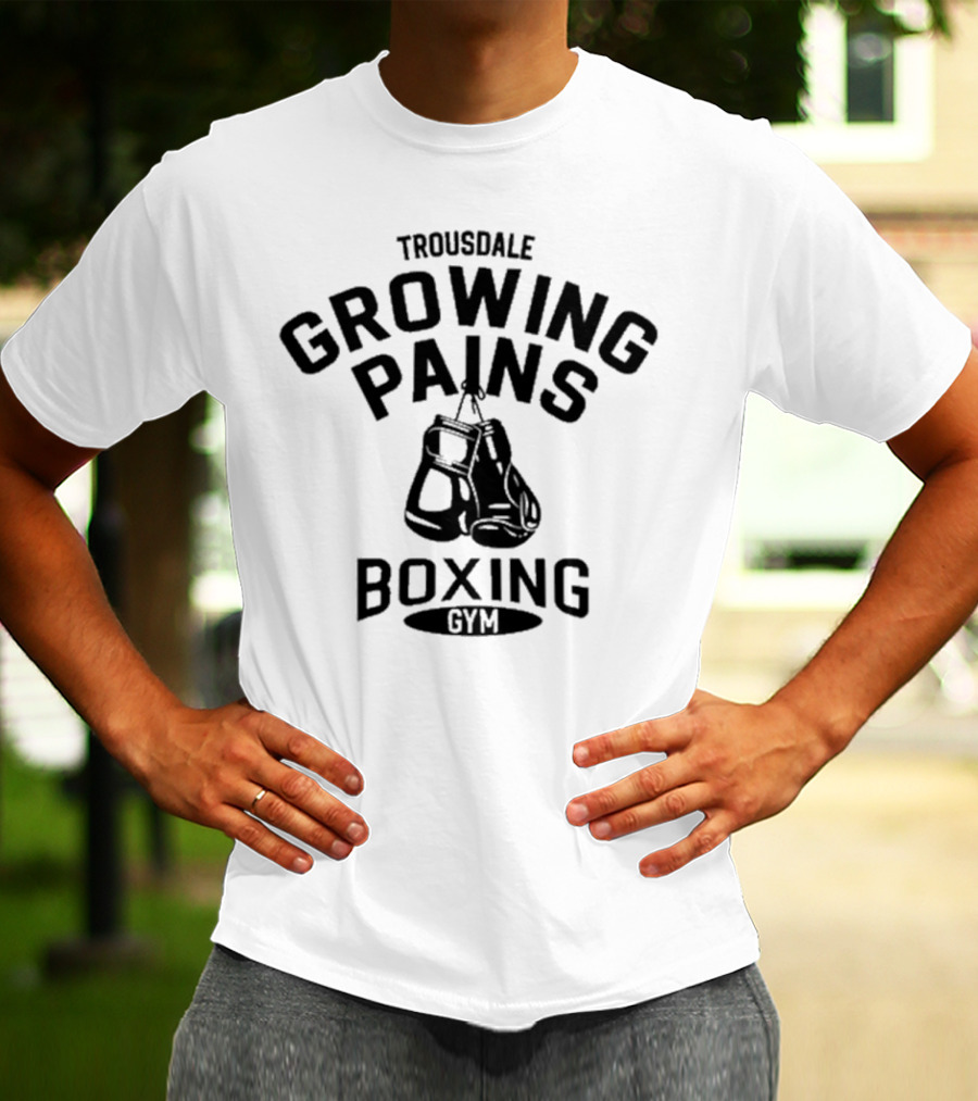 Trousdale Growing Pains Boxing Gym Hanging Gloves T-Shirt