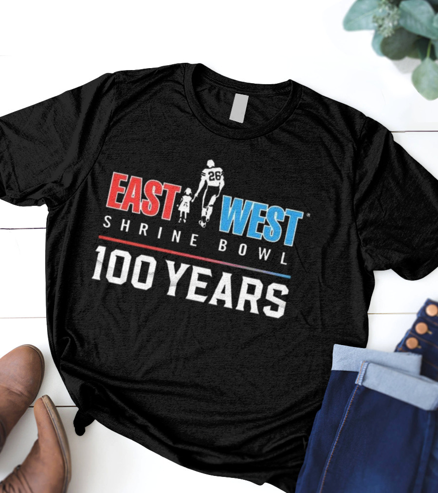 East West Shrine Bowl 2025 Celebrating 100 Years T-Shirt