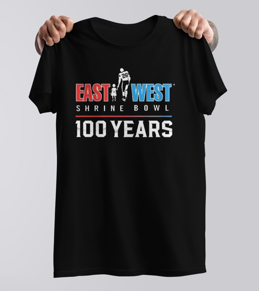 East West Shrine Bowl 2025 Celebrating 100 Years T-Shirt