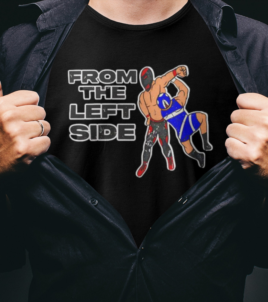CM Punk From The Left Side Wrestling Cartoon T-Shirt