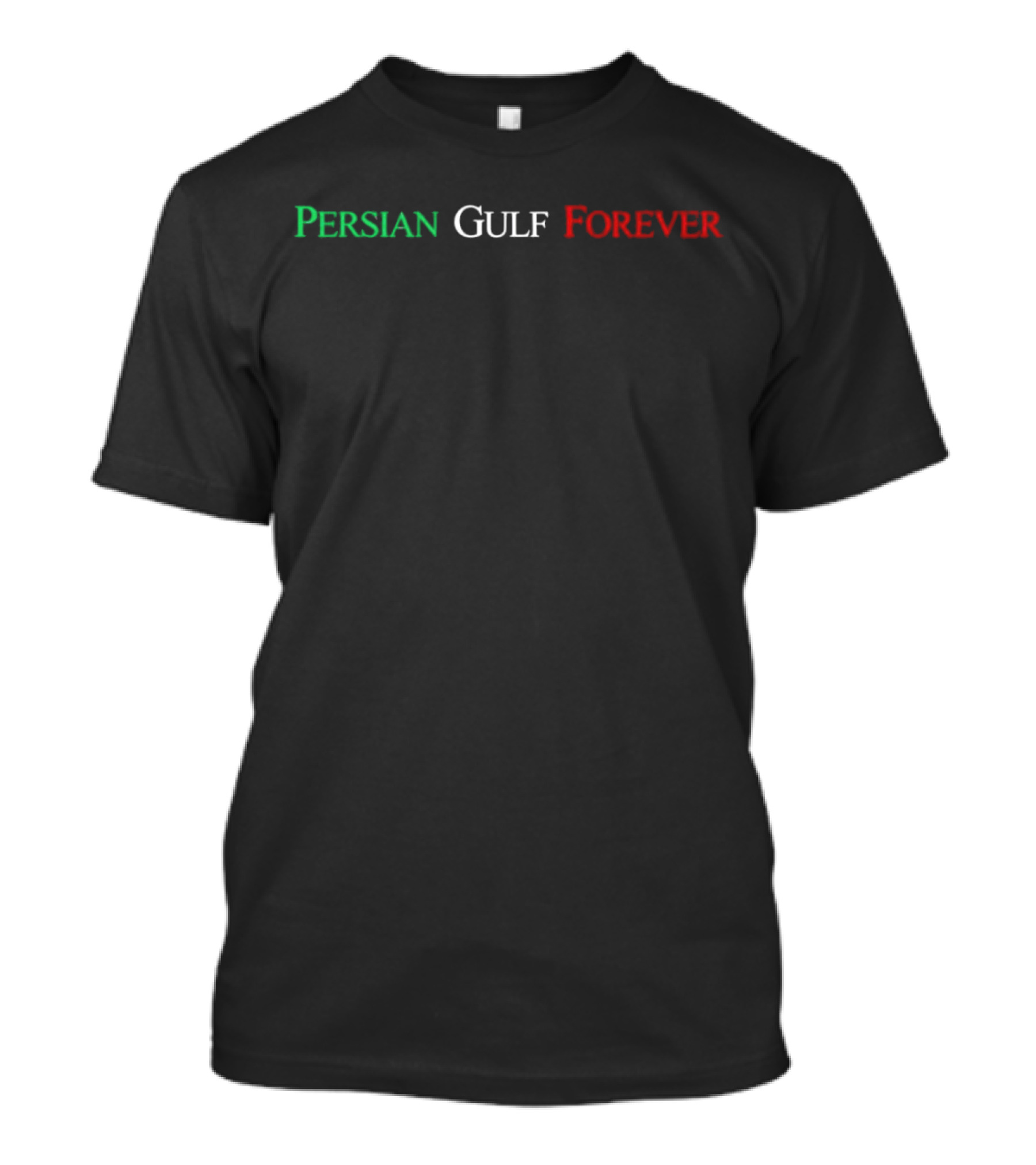 Johnny Nash Persian Gulf Forever Text In Red Green White T-Shirt