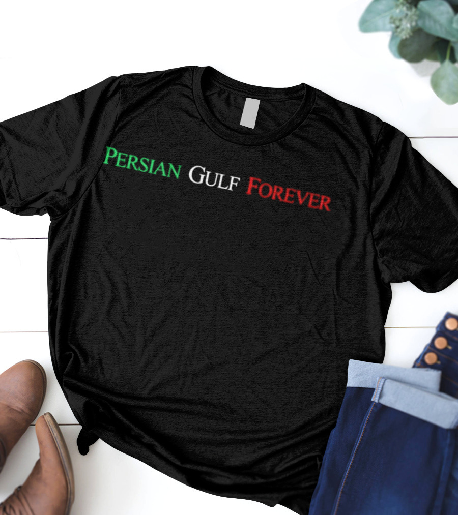 Johnny Nash Persian Gulf Forever Text In Red Green White T-Shirt