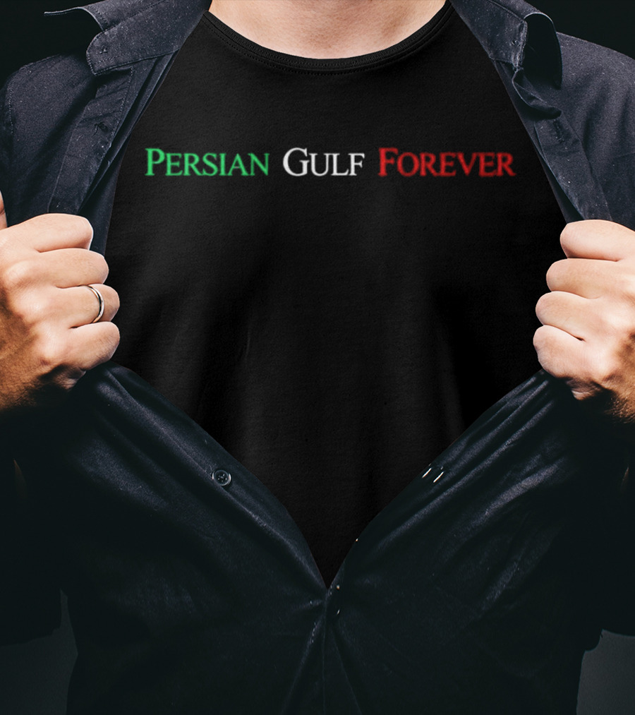 Johnny Nash Persian Gulf Forever Text In Red Green White T-Shirt