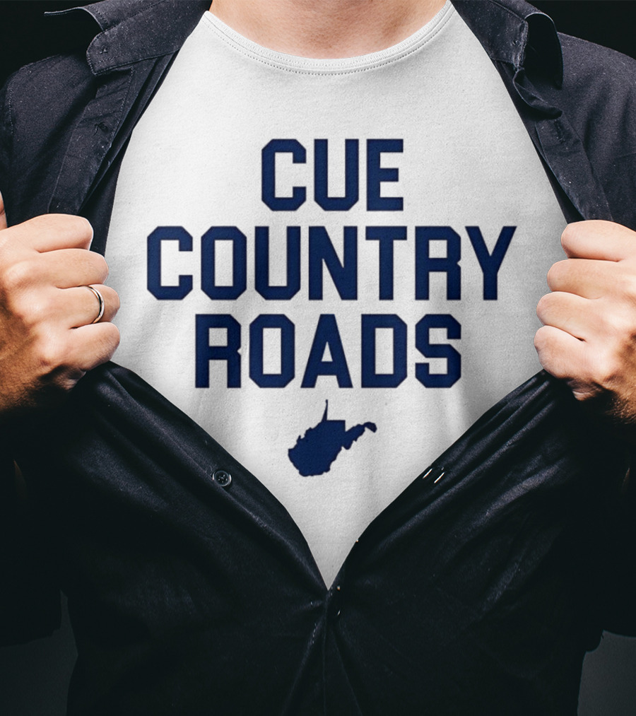 Lindzee Cue Country Roads West Virginia T-Shirt