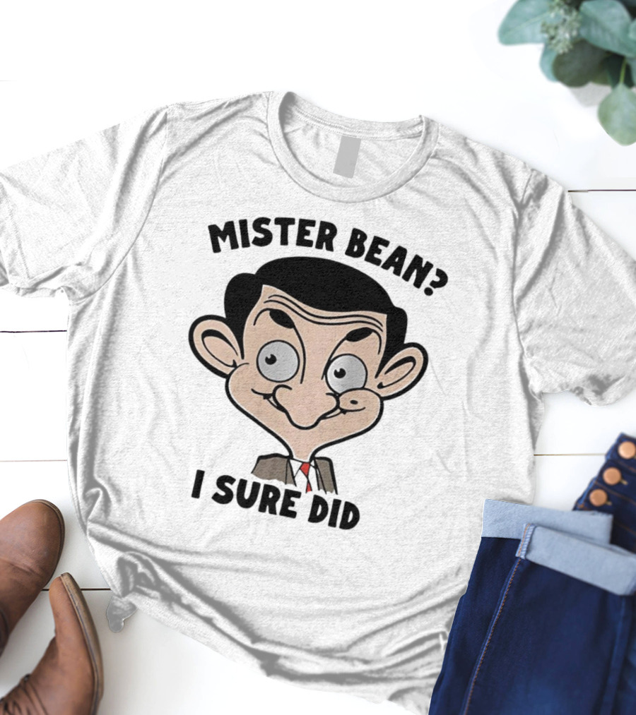 Mister Bean I Sure Did Face T-Shirt