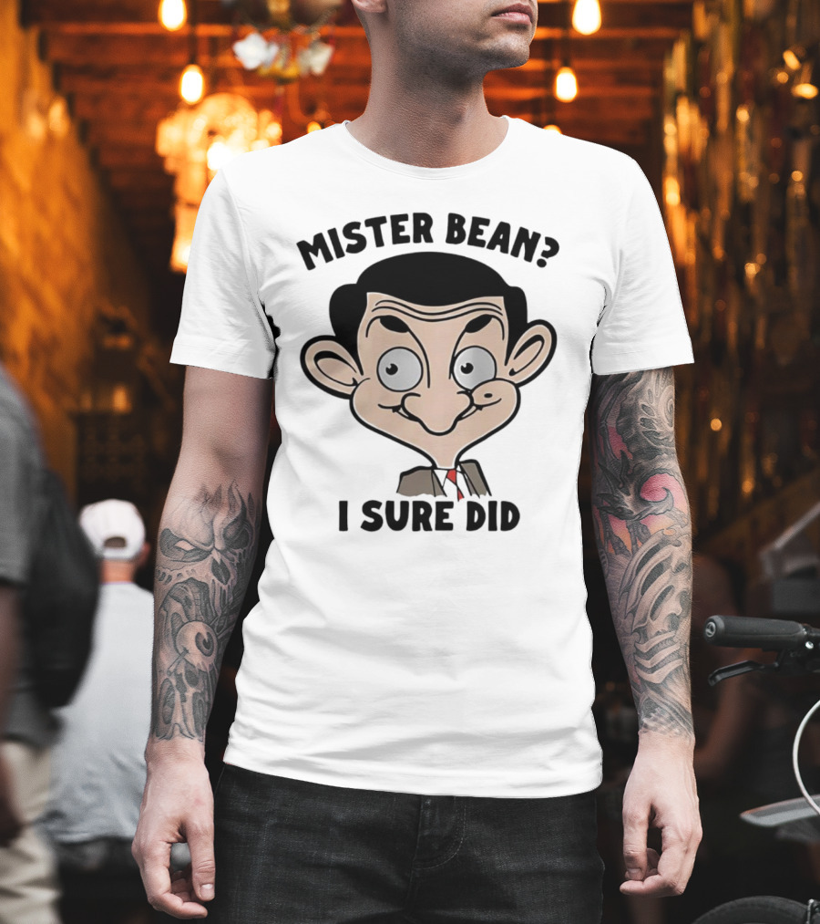 Mister Bean I Sure Did Face T-Shirt