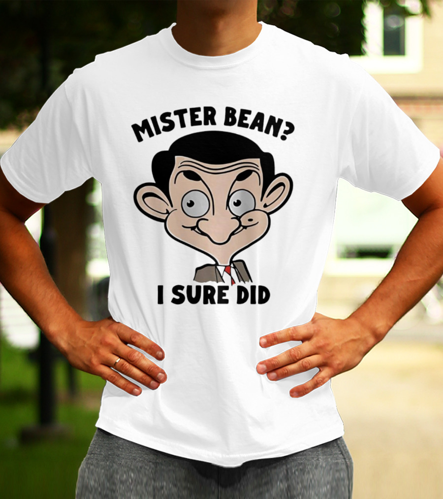 Mister Bean I Sure Did Face T-Shirt