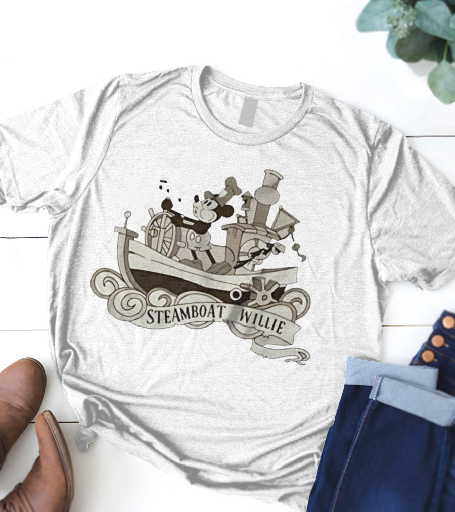 Steamboat Willie Steamboat Willie 1928 Vintage Classic T-Shirt