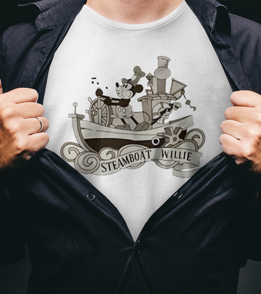 Steamboat Willie Steamboat Willie 1928 Vintage Classic T-Shirt