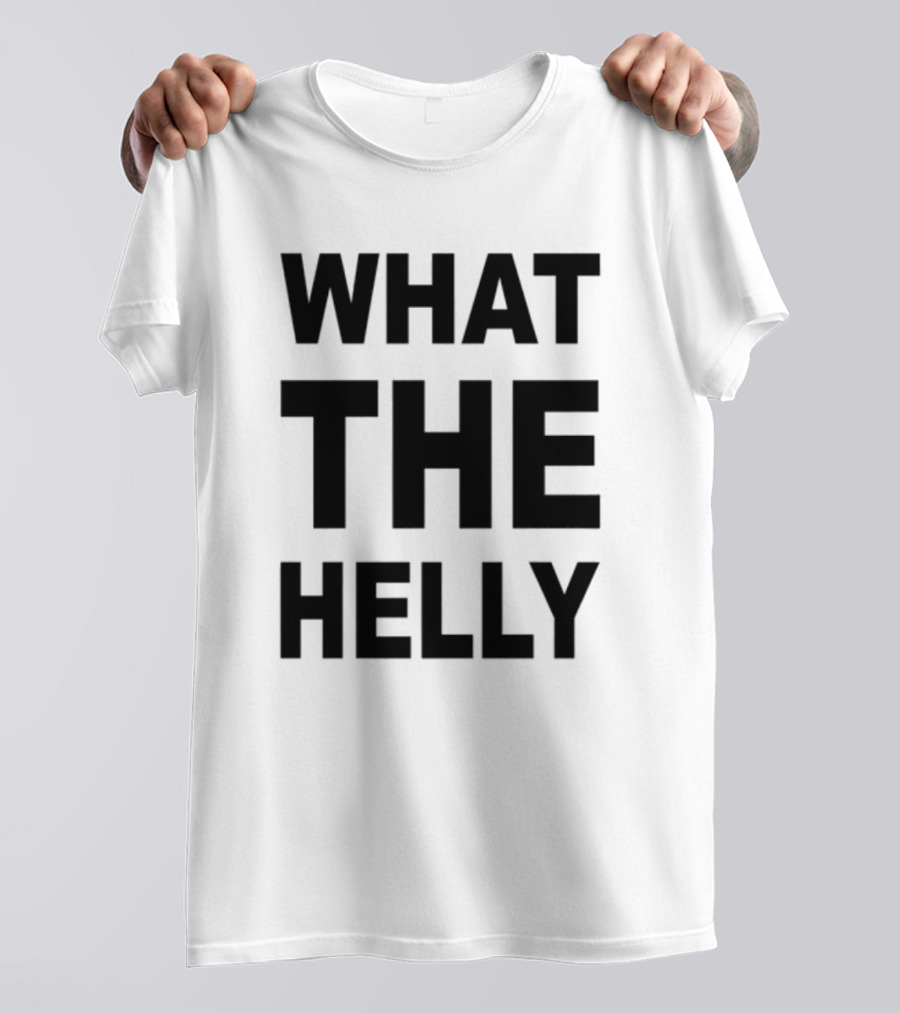1 800 Wthelly Hotline Humor Statement Phone Graphic T-Shirt