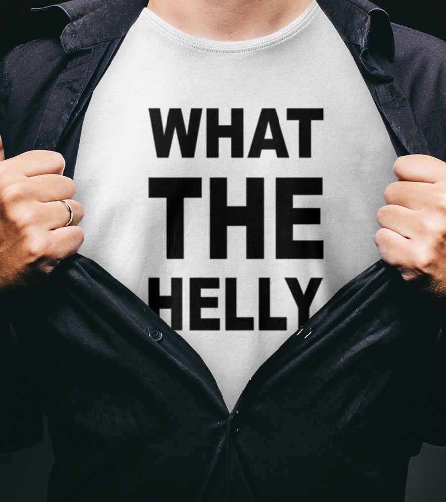 1 800 Wthelly Hotline Humor Statement Phone Graphic T-Shirt